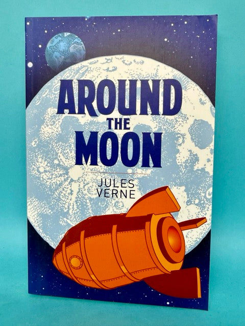 Around The Moon by Jules Verne book cover
