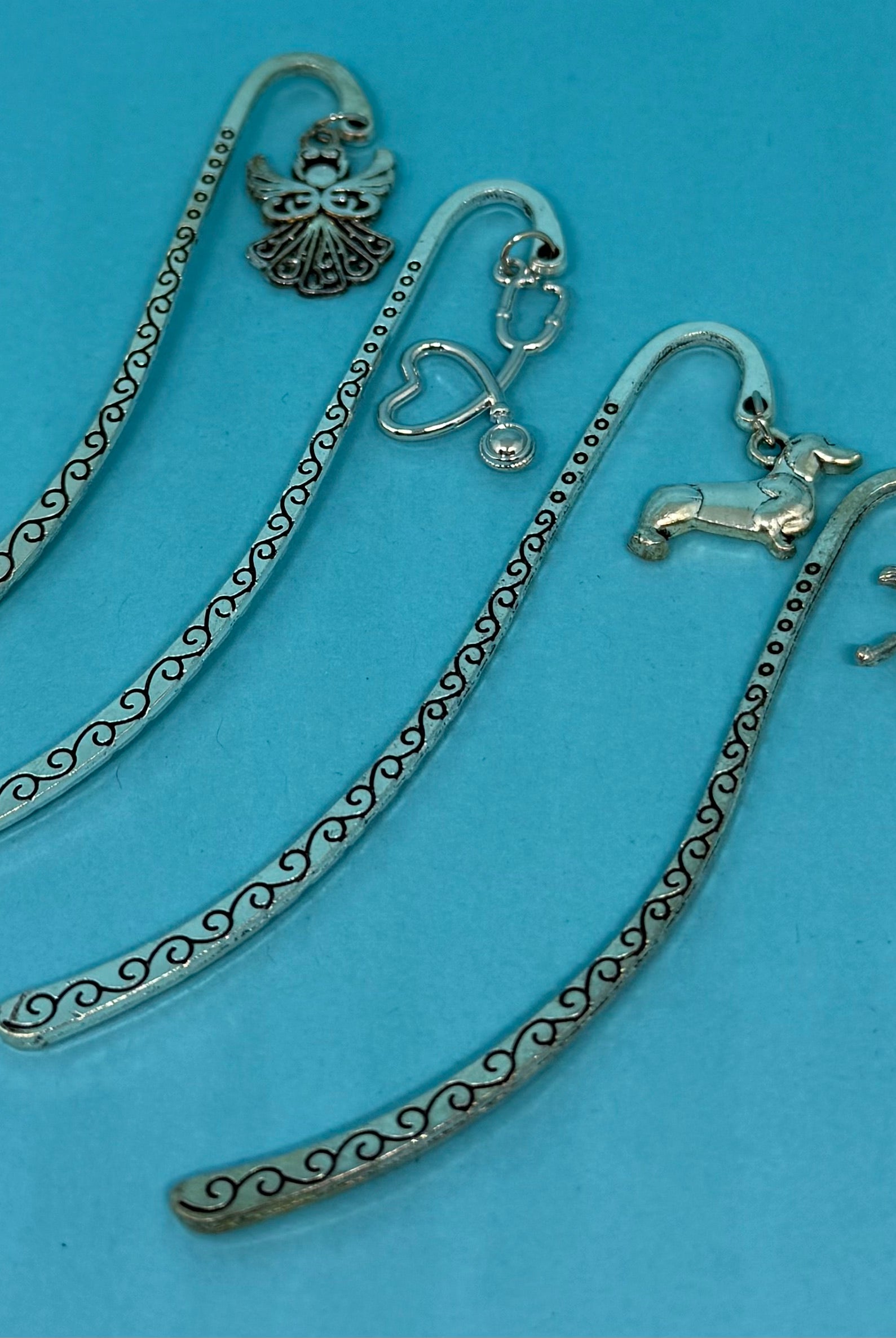 Selection of unique, handcrafted bookmarks from Bluebells & Thyme.