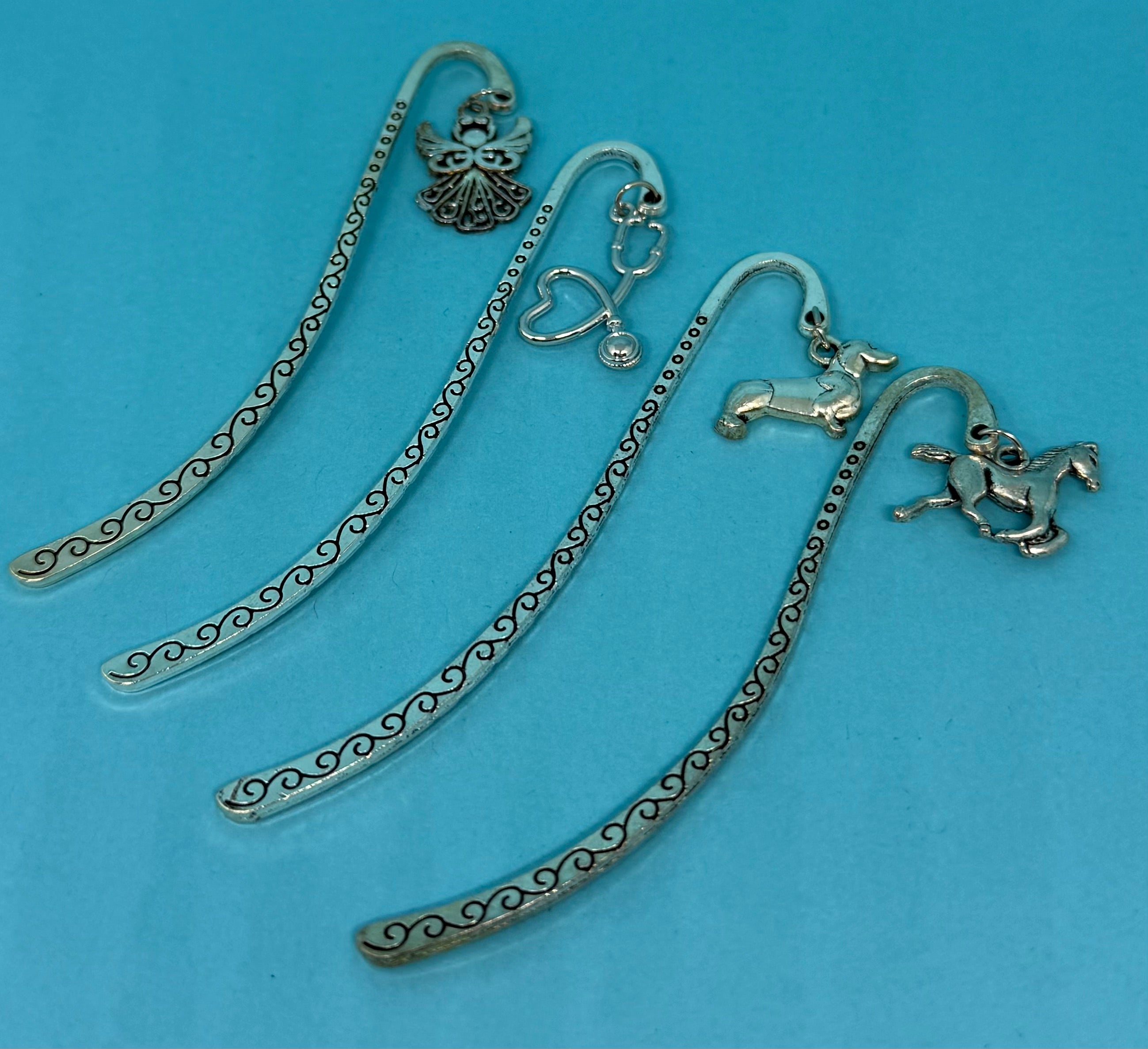 Selection of unique, handcrafted bookmarks from Bluebells & Thyme.