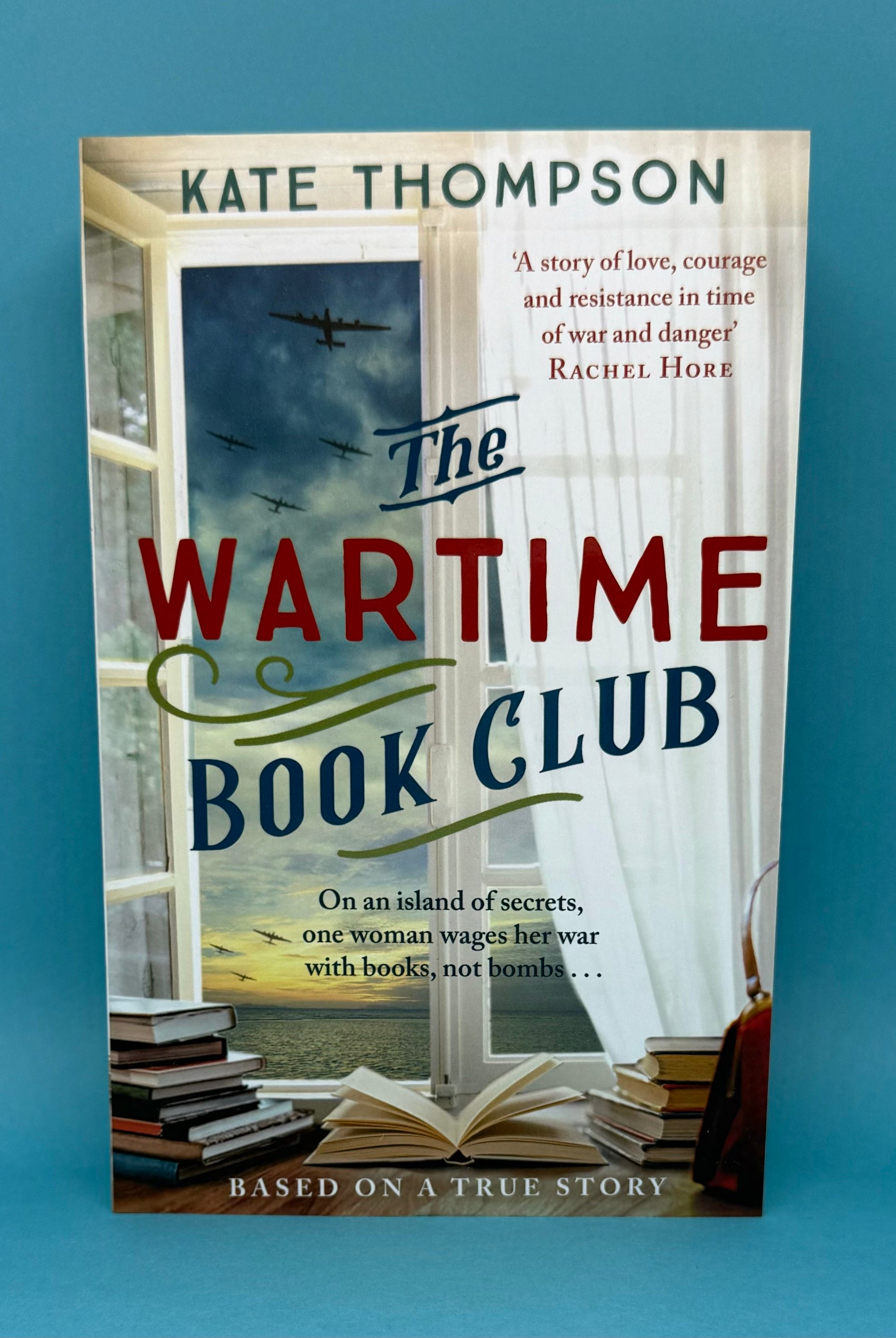 The Wartime Bookclub by Kate Thompson book cover