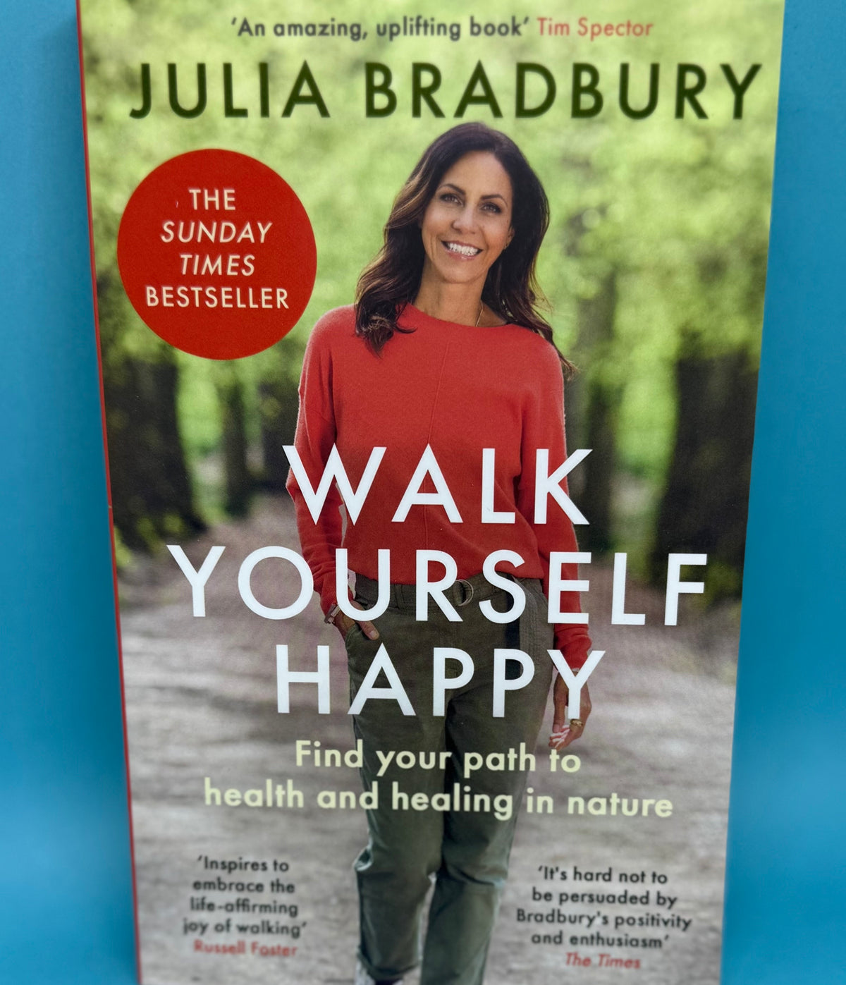 Walk Yourself Happy by Julia Bradbury book cover