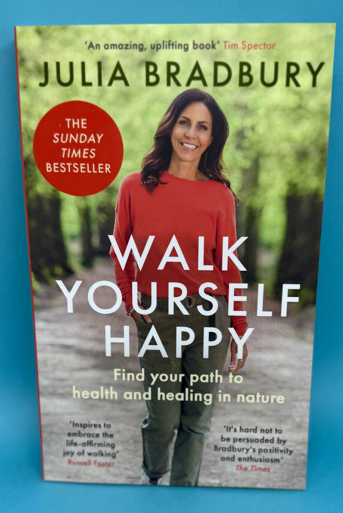Walk Yourself Happy by Julia Bradbury book cover