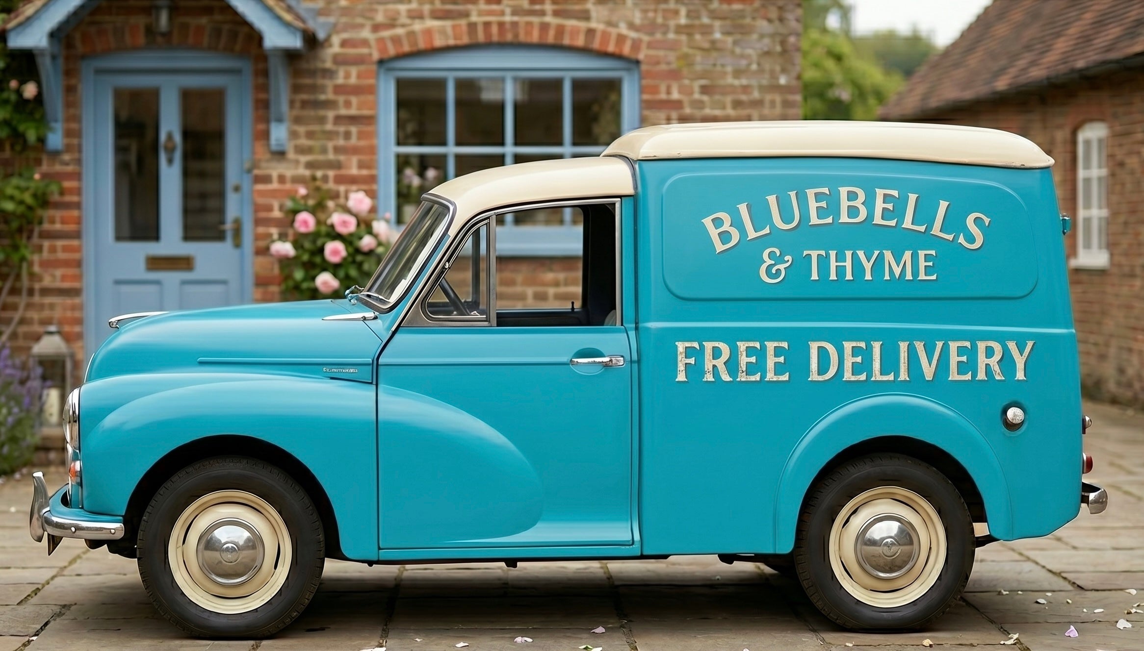 Just because surprise letterbox gift from Bluebells & Thyme with vintage keepsake and Welsh fudge