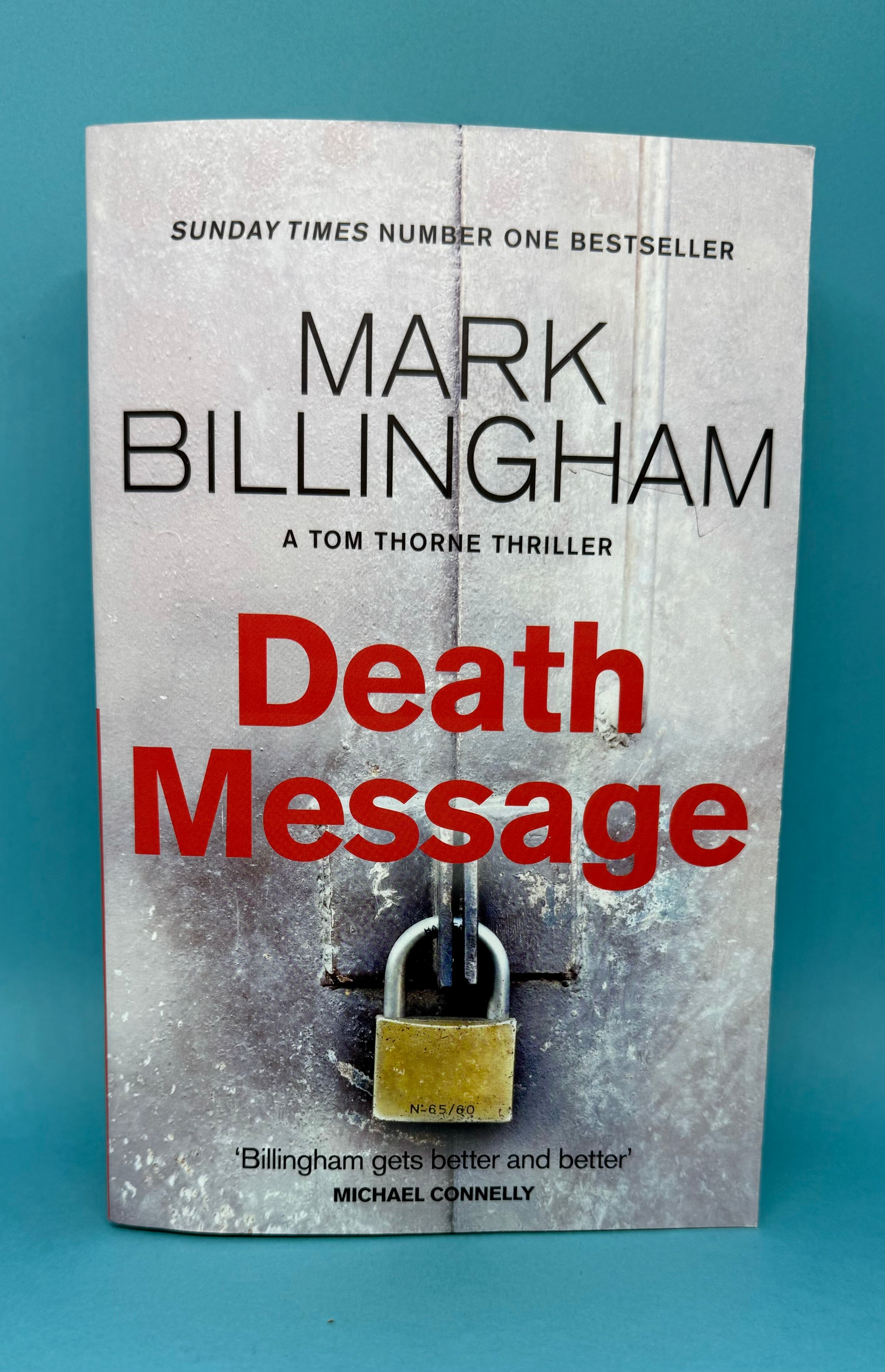 Death Message by Mark Billingham book cover