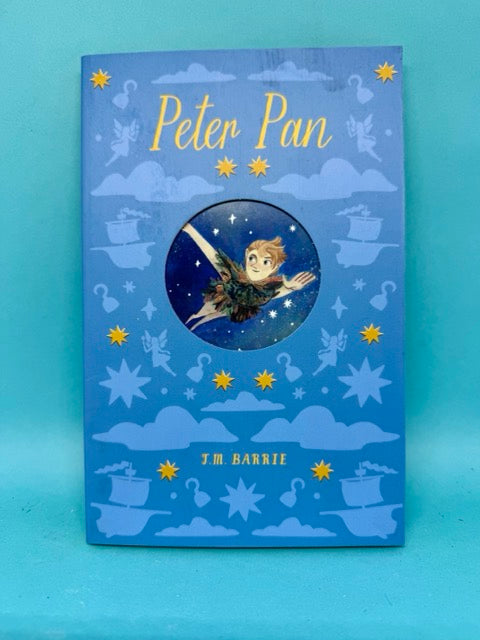 Peter Pan by J M Barrie book cover