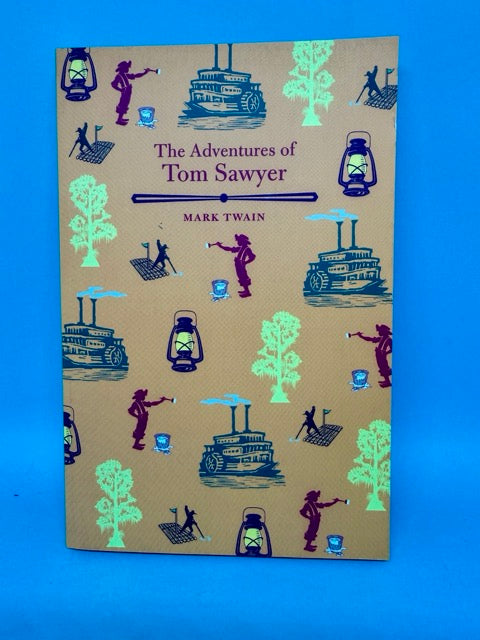 The Adventures of Tom Sawyer by Mark Twain book cover