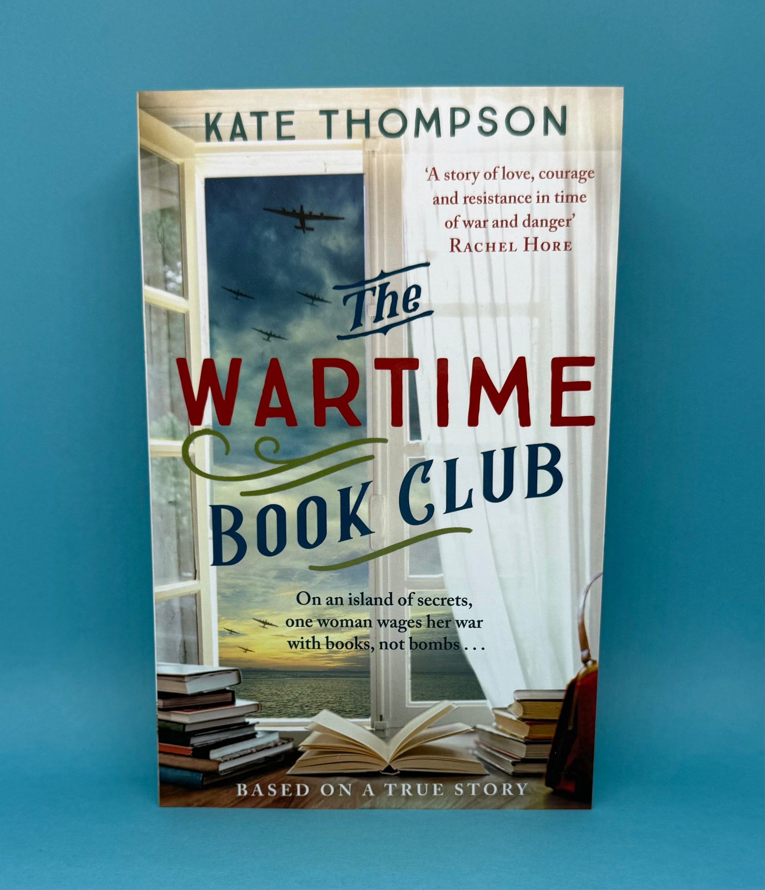 The Wartime Bookclub by Kate Thompson book cover