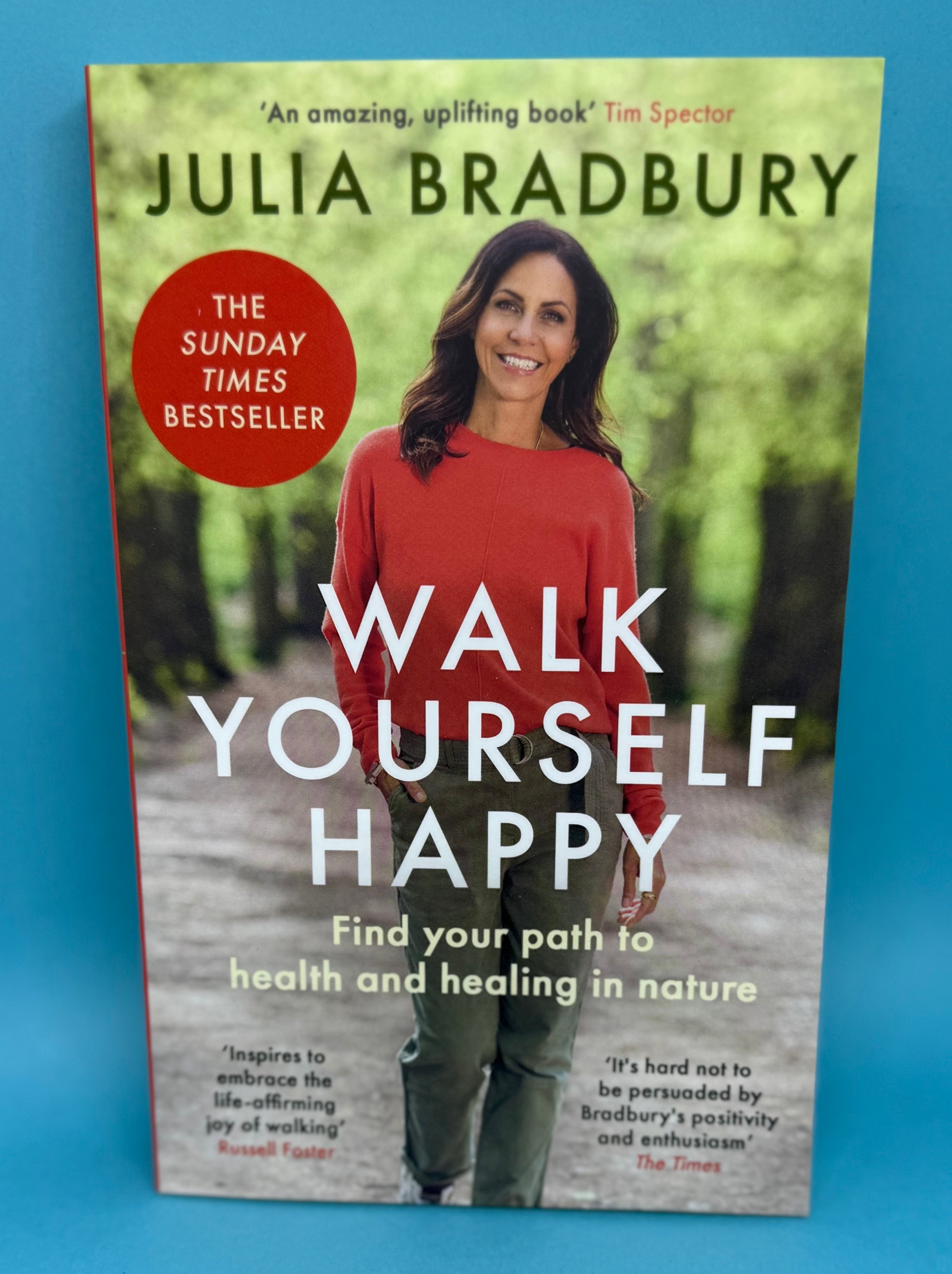 Walk Yourself Happy by Julia Bradbury book cover